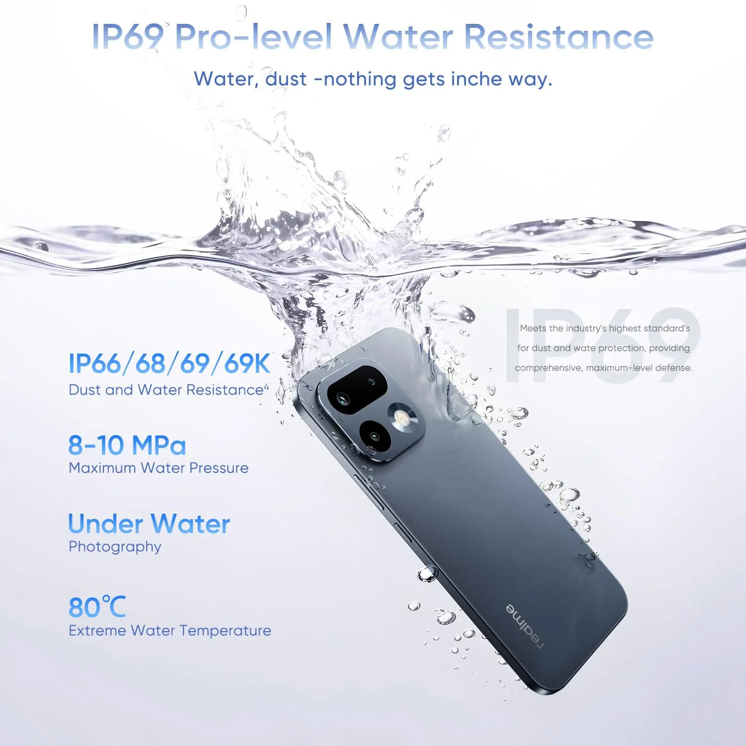 Realme 16 Pro 5G (Pebble Grey, 8 GB RAM, 256 GB Storage) gallery image