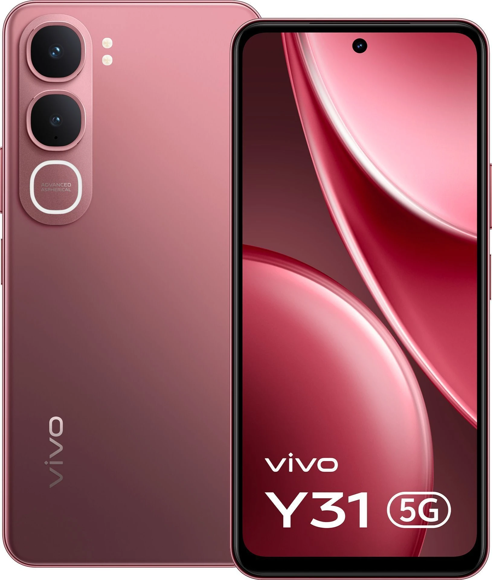 VIVO Y31 5G (Rose Red, 6 GB RAM, 128 GB Storage)